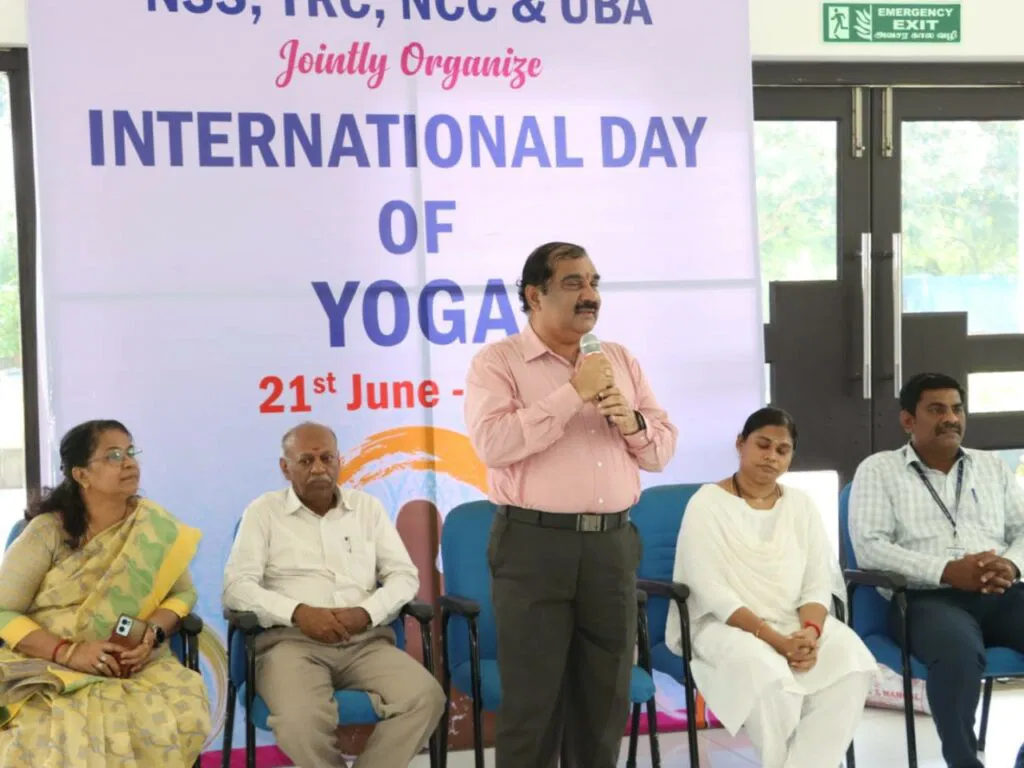 International Day of Yoga at SRM TRP EC
