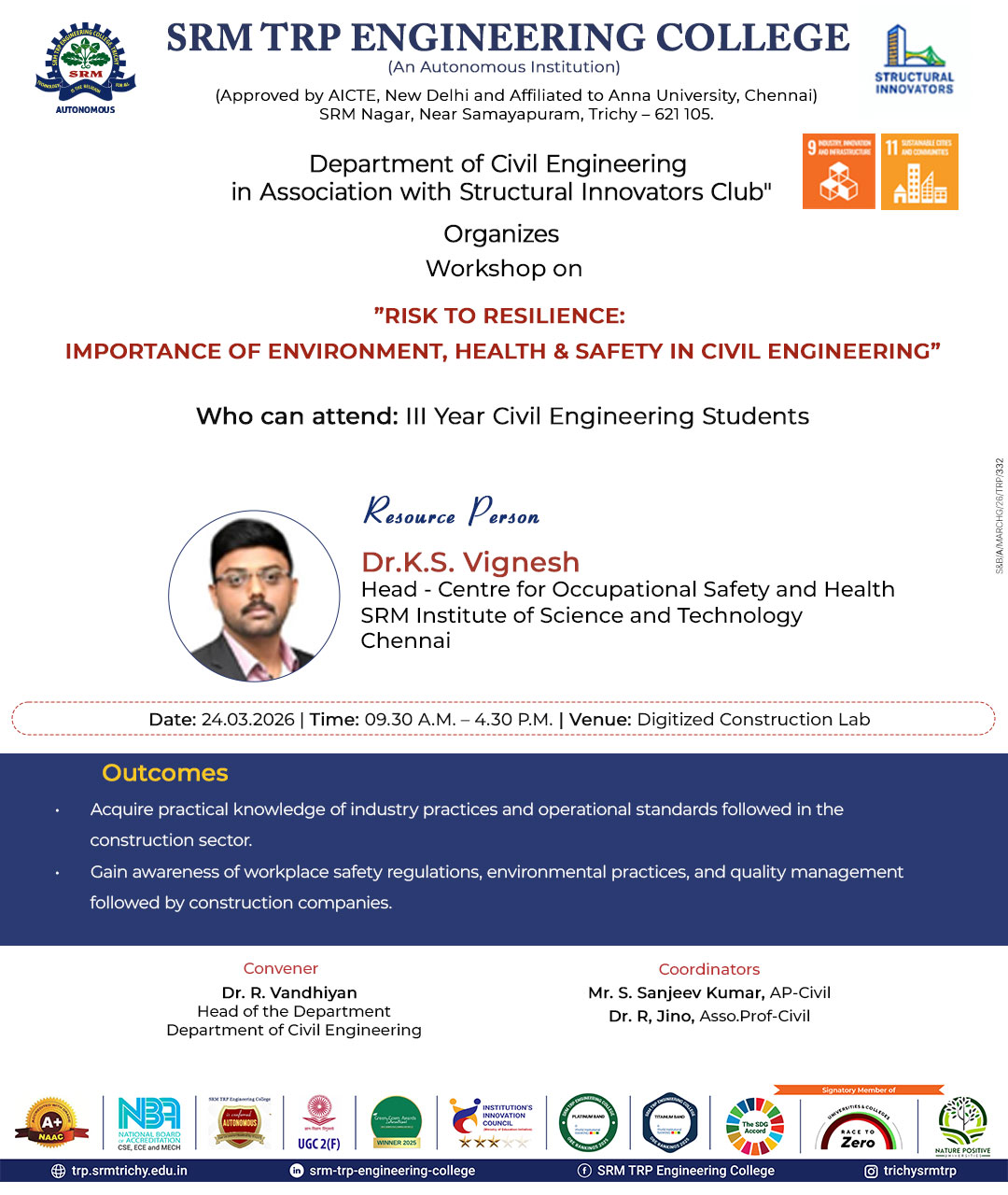 RISK TO RESILIENCE: IMPORTANCE OF ENVIRONMENT, HEALTH & SAFETY IN CIVIL ENGINEERING