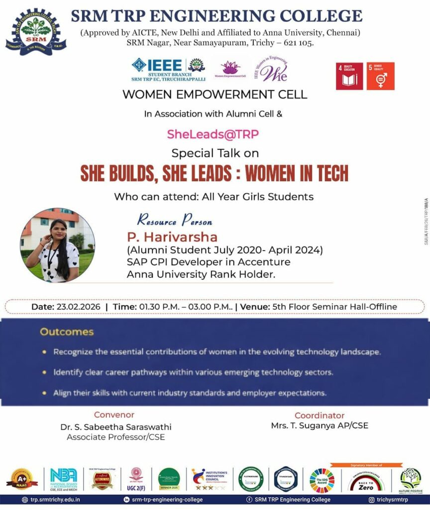 SHE BUILDS, SHE LEADS: WOMEN IN TECH