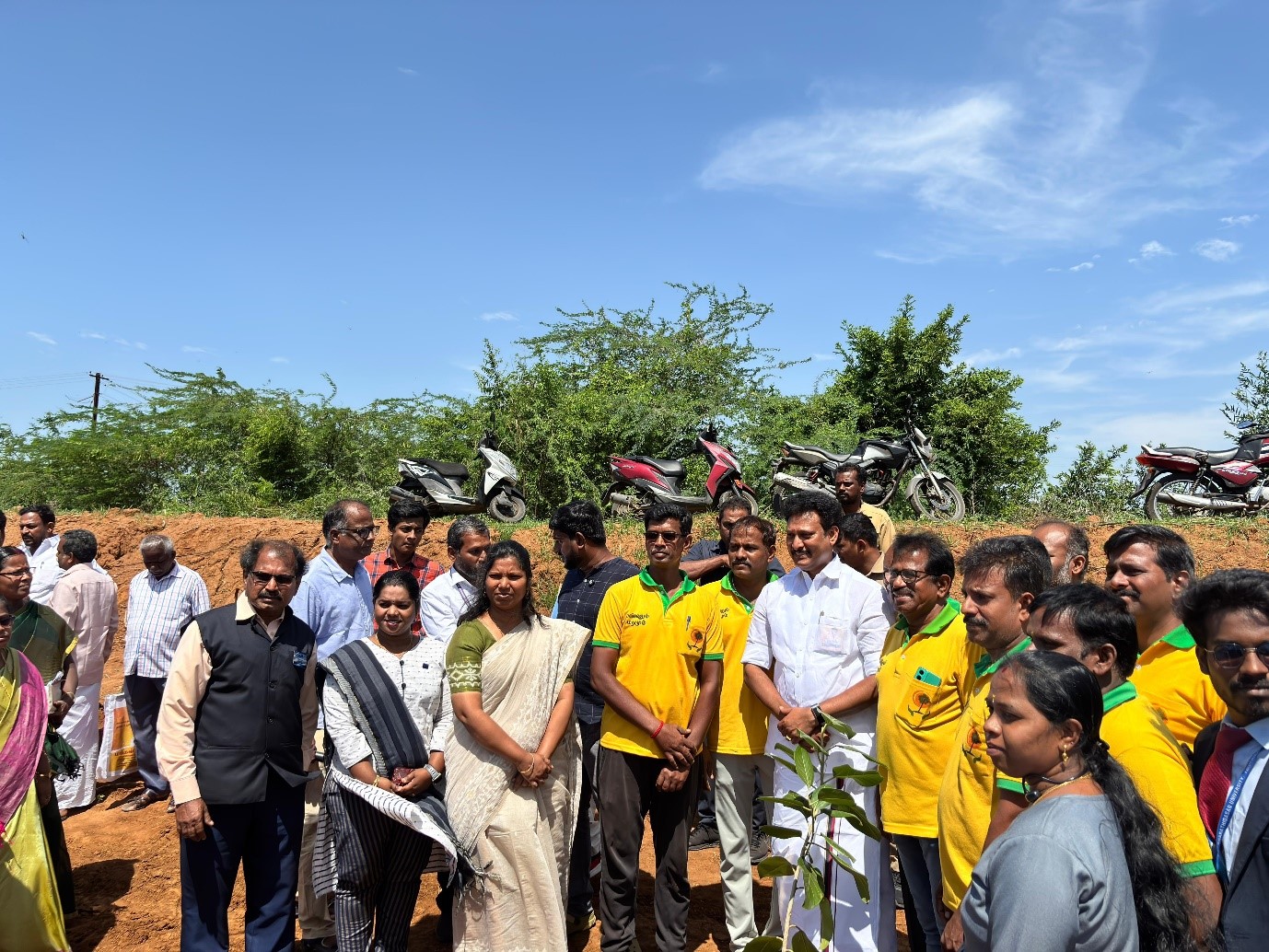 Mega Tree Plantation Drive Organized by SRM TRP Engineering College and Rotary Club