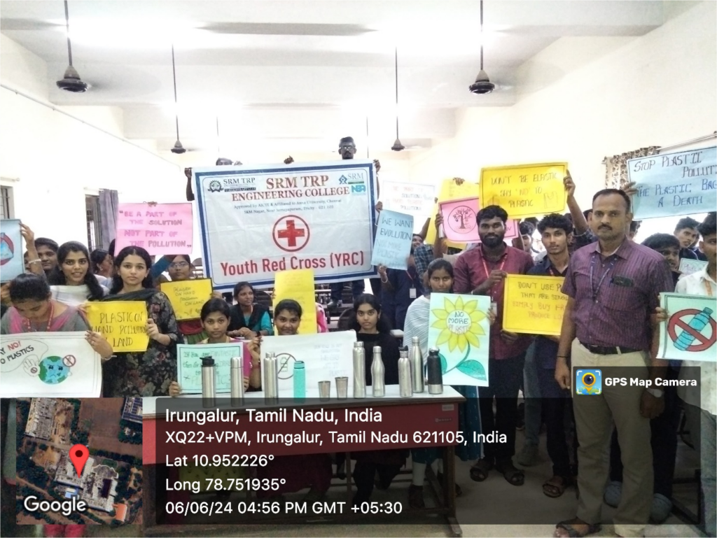No Plastic Awareness for World Environmental day